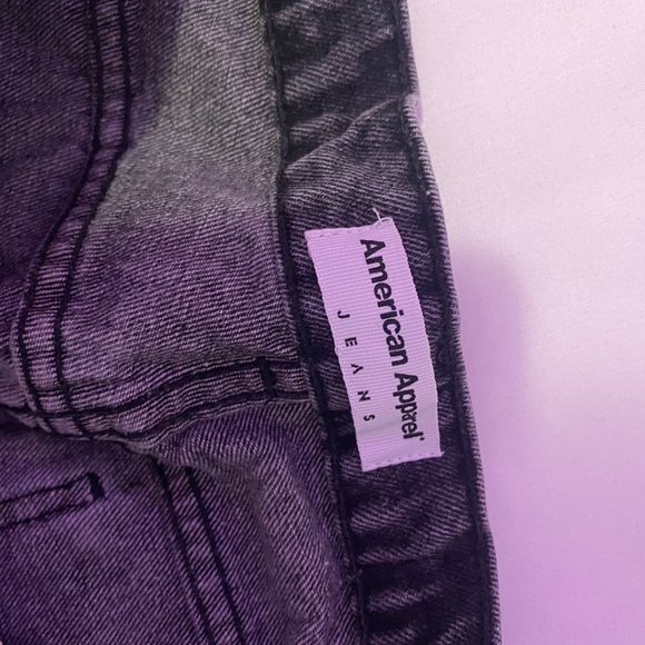 AMERICAN APPAREL HIGH RISE JEAN SHORTS SIZE 26 - Picture 2 of 3